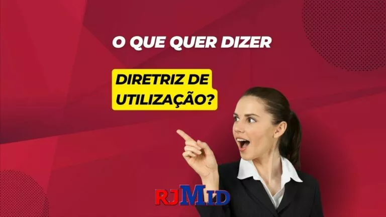 O que quer dizer diretriz de utilização?